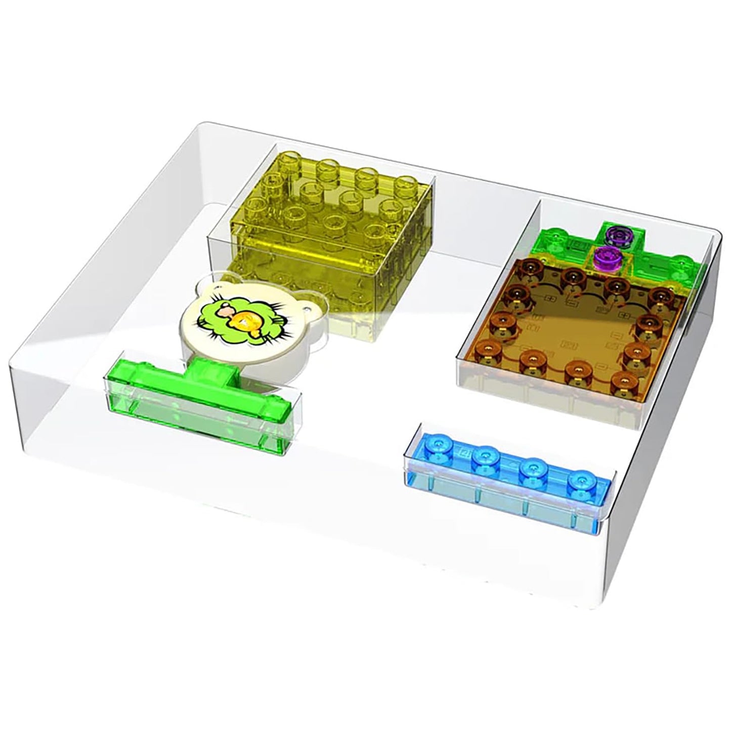 E-Blox Building Blocks STEM Circuit Kit, Build Your Own Burp & Fart Machine, Add Funny Sounds to Brick & Structure Science Projects, Birthday & Gag