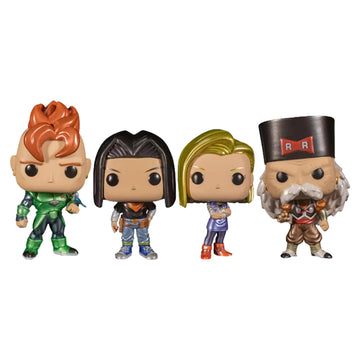 Funko Pop! Animation: Dragon Ball Z - Android 16-4PK - Collectible Vinyl Figure - Gift Idea - Official Products - Toys for Kids and Adults - Anime