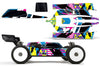 AMR Racing RC Graphics kit Sticker Decal Compatible with Losi 8IGHT-E 3.0 #TLR04002 - Flashback