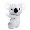 WEIGEDU Huggable Koala Bear Stuffed Animal Furry Cuddly Ears Koala Bear Plush Toy for Boys Girls Babies Kids Birthday Bedtime Gifts, 12.6“ Gray