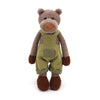 MR ViviCare 15" Adorable Bear Stuffed Animals with Green Overalls for Kids and Newborn Baby,Dressed Stuffed Teddy Bear Plush Toys for Boys
