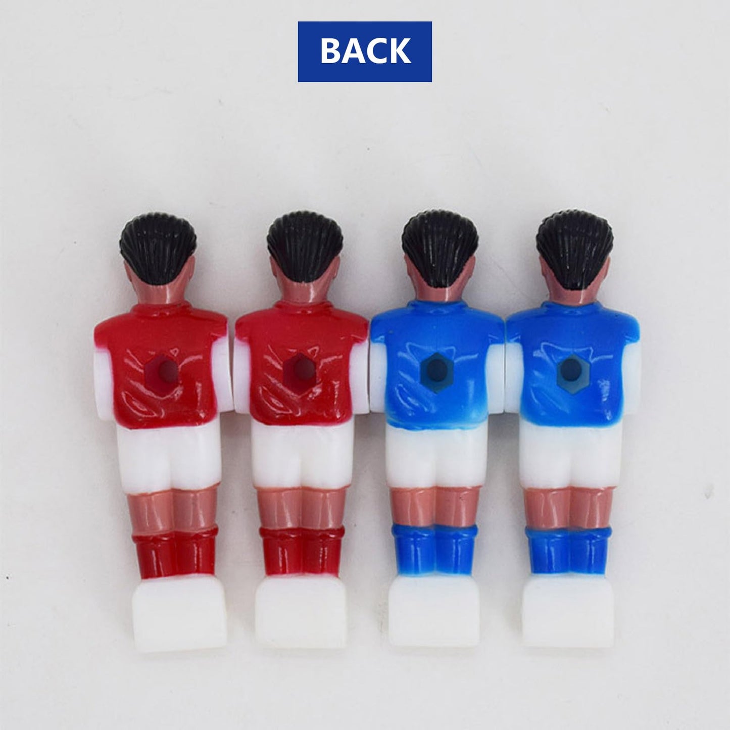 CATCYLUIS 4PCS Foosball Men, Table Soccer Men Player, Soccer Player Set, Plastic Replacement Parts, Foosball Replacement Players for Football Table