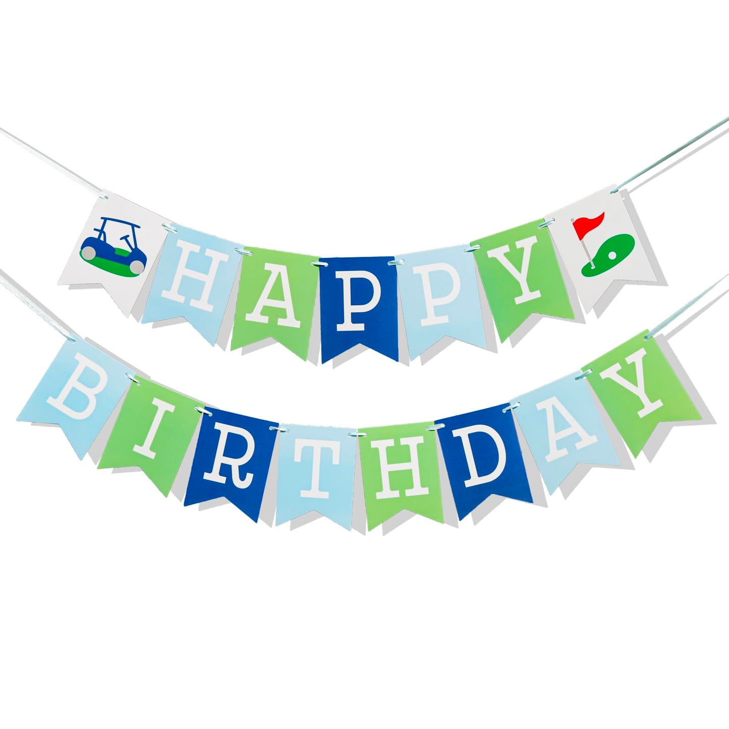 Golf Happy Birthday Banner - Happy Birthday Decorations, Golf Themed Party Supplies, Sport Theme Banner, Sports Themed Party Decoration, One Groovy