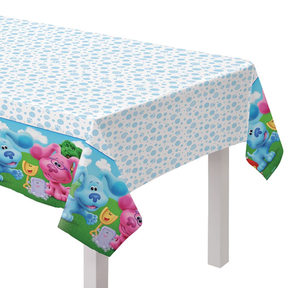 Blues Clues Paper Table Cover - 54" x 96" | Multicolor | 1 Pc.