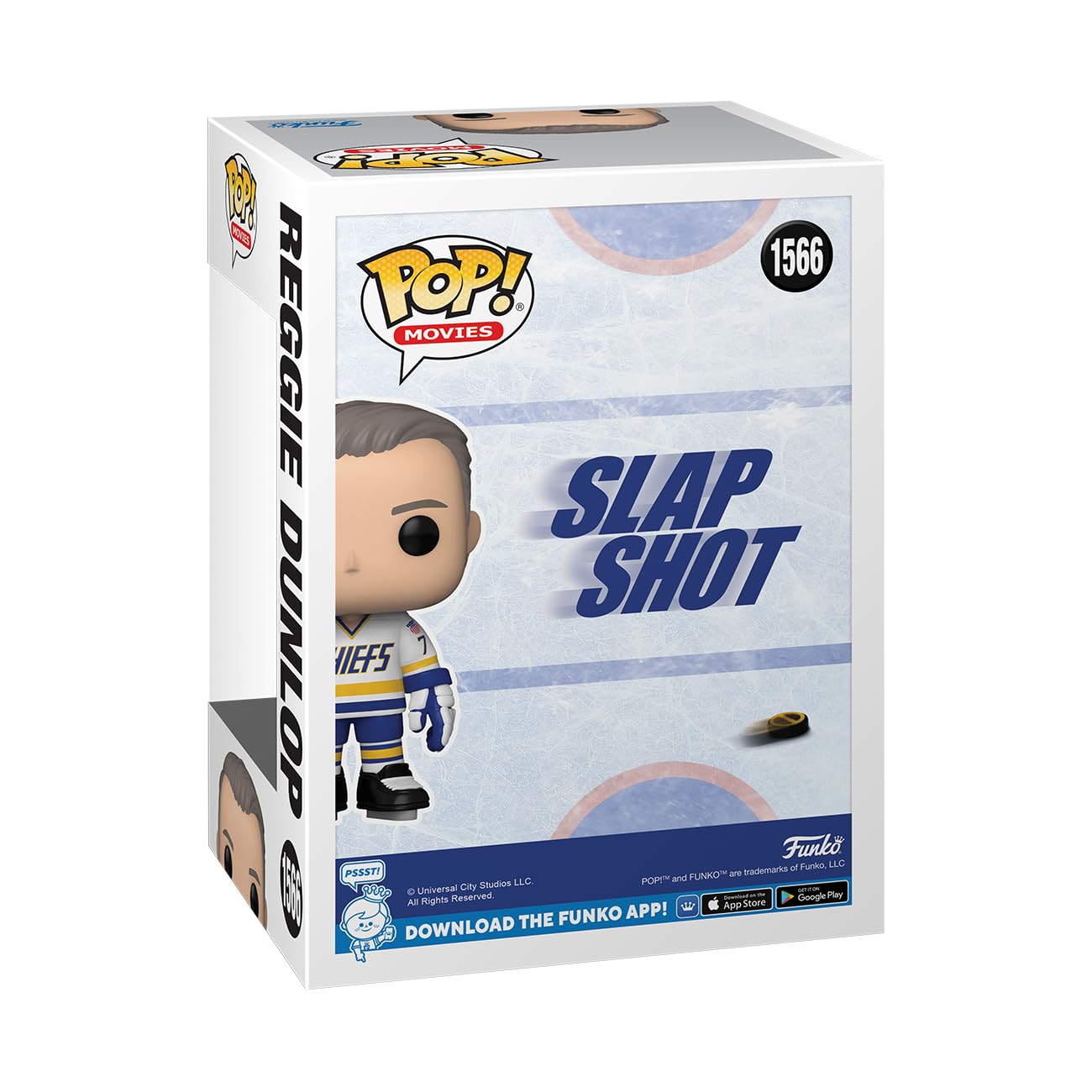 Funko POP! Movies: Slap Shot - Reggie 'Reg' Dunlop - Collectable Vinyl Figure - Gift Idea - Official Merchandise - for Kids & Adults - Movies Fans