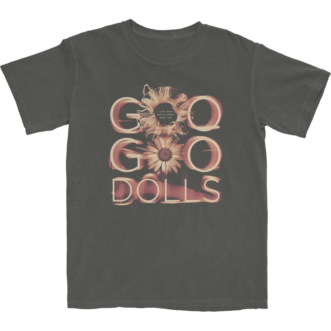 Goo Goo Dolls IRIS Flower Exclusive T-Shirt, Charcoal, Large
