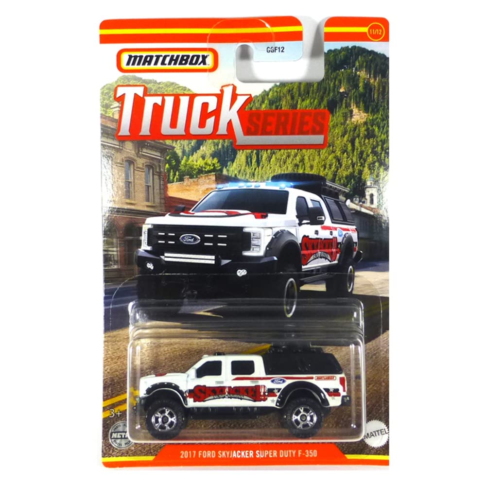 Mattel Matchbox 2017 Ford SKYJACKER Super Duty F-350 Truck