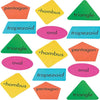 Shape Floor Clings - 18 Pieces - Educational and Learning Activities for Kids