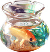 Dollhouse Fish Tank, 1:12 Scale Miniature Resin Accessories for Garden Scene Decor, Realistic Chic Resin Dollhouse Fish Tank, Desktop Ornaments