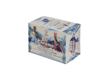 2024/25 Topps Chrome UEFA Women's Champions League Soccer Blaster Trading Card 7-Pack Blaster Box (3 Mini Diamond Refractor Parallels Per Box!)