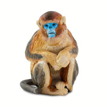 Safari Ltd. Snub Nosed Monkey - Realistic 2.5" Plastic Primate Figure - Educational Toy for Boys, Girls and Kids Ages 3+