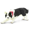 Safari Ltd. Border Collie Figurine - Detailed 5" Plastic Model Figure - Fun Educational Play Toy for Boys, Girls & Kids Ages 3+