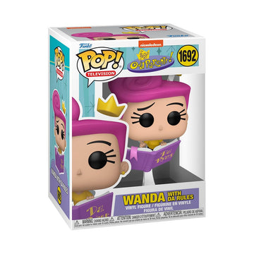Funko Pop TV: Fairly Odd Parents - Wanda with Da Rules - Collectable Vinyl Figure - Gift Idea - Official Merchandise - Toys for Kids & Adults
