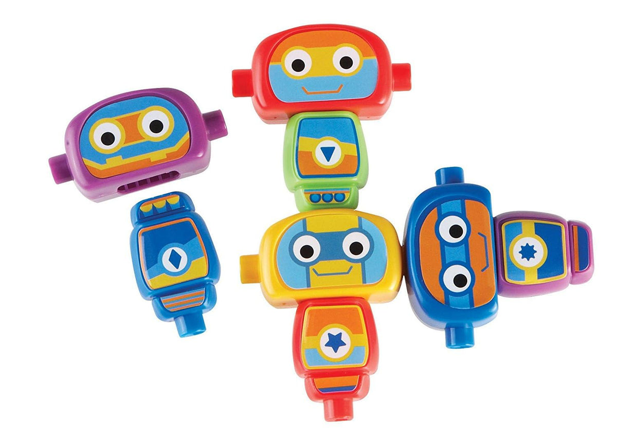 Learning Resources Gears Robot Factory - Building Toys for Kids Ages 4-8, Toddler STEM Toys and Toy Building Sets, Hands-On Educational Construction &