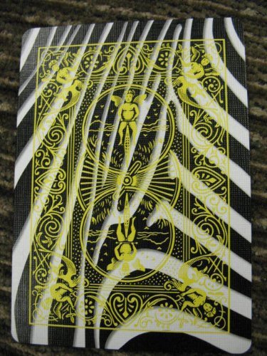 Zebra Deck Playing Cards by Bicycle Black White Striped