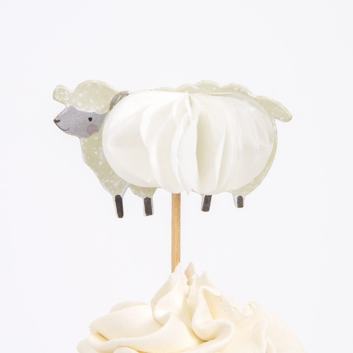 Meri Meri Cupcake Decorations, On the Farm Cupcake Kit (Pack of 24)