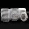 20pcs Clear Plastic Coin Capsules, Coin Collection Case of 5 Size with Adjustable Gasket for Coin Collection American Silver Eagle Liberty Coin &JFK