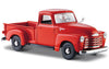 Maisto 1950 Chevy 3100 Pickup Truck, Orange 31952-1/24 Scale Diecast Model Toy Car, Multi