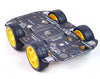 XiaoR Geek Robot Chassis 4WD Robot Car Smart Chassis Kit with 4 TT Motor for Arduino/Raspberry Pi/Jetson Nano, Smart Robotic Car Chassis DIY Learning