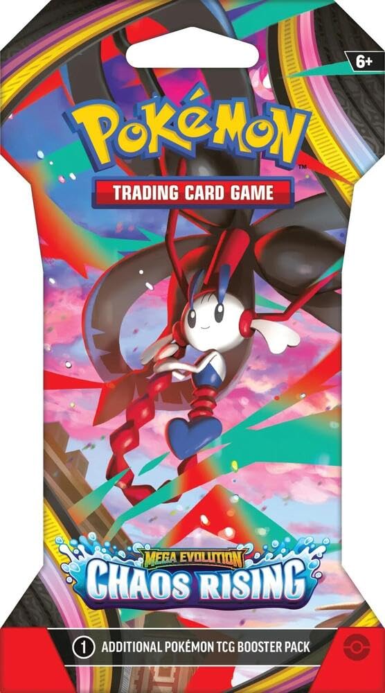 Pokemon TCG: Mega Evolutions - Chaos Rising Sleeved Booster Pack Lot - 8 Packs (80 Cards)