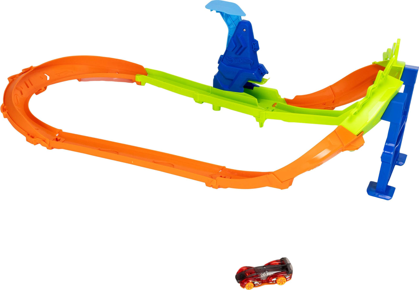 Hot Wheels Stunt Tracks Jump Circuit Speedway & 1 Toy Car