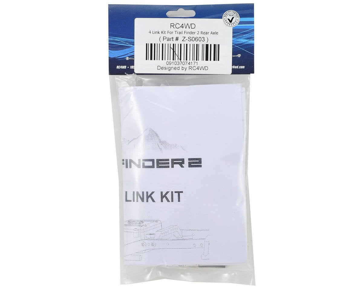 RC4WD Z-S0603 4 Link Kit for Trail Finder 2 Rear Axle