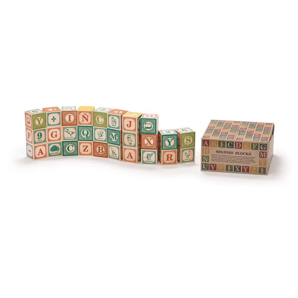 Uncle Goose Spanish Blocks - Made in The USA