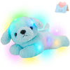 Glow Guards 15'' Blue Light up Puppy Dog Stuffed Animal Soft Plush Toy Pillow with LED Night Lights Glow Bedtime Pal Christmas Children's Day Birthday