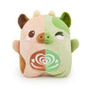 Coffree & Matcha Cow Plush - Half & Half by PlushGoals | Cute Kawaii Stuffed Animal | Cafe Inspired Stuffed Animal - Two Designs in One | Soft