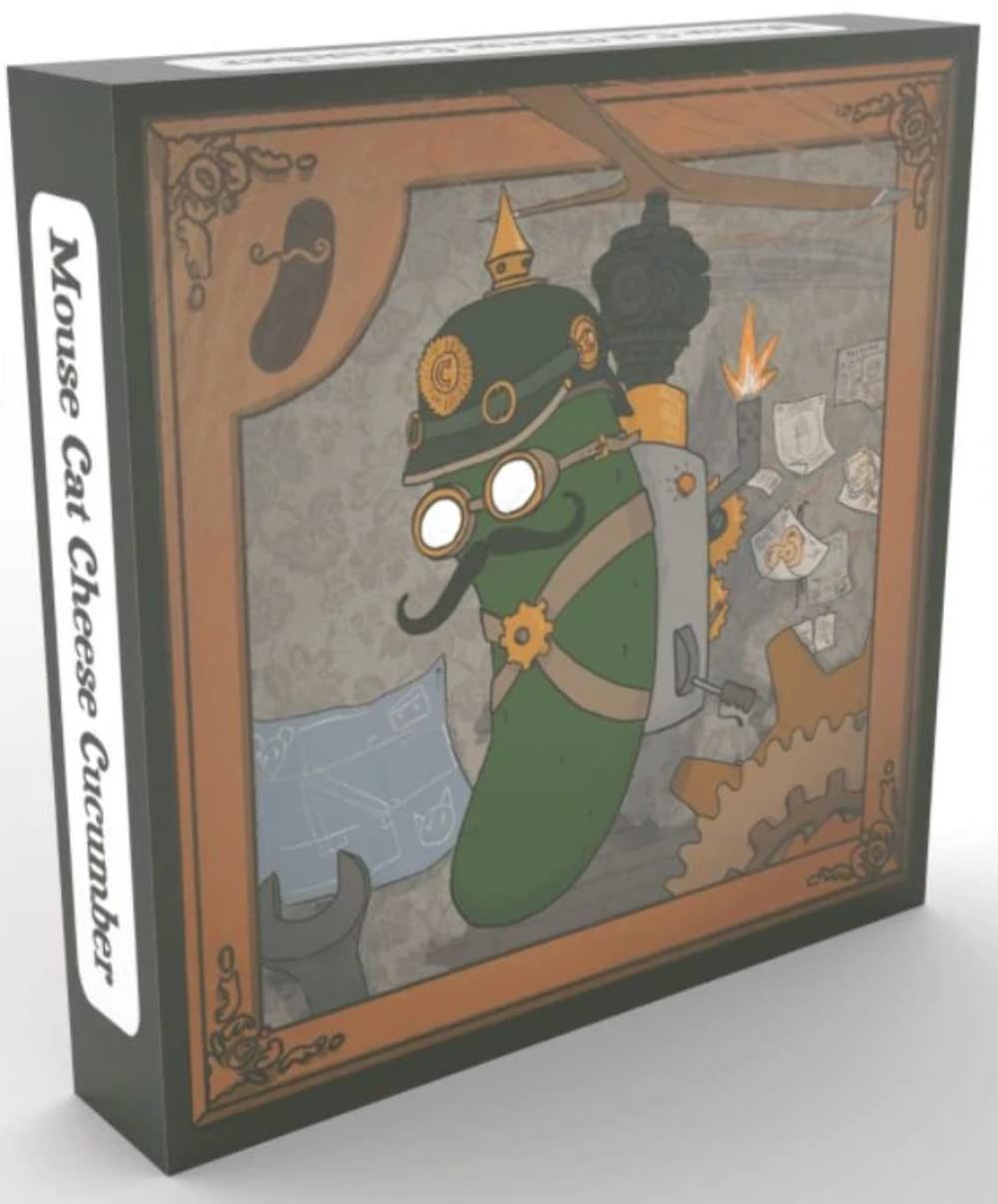 Mouse Cheese Cat Cucumber - Board Game by Atlas Games 1-4 Players - 12-20 Minutes of Gameplay - Games for Game Night - Teens and Adults Ages 14+