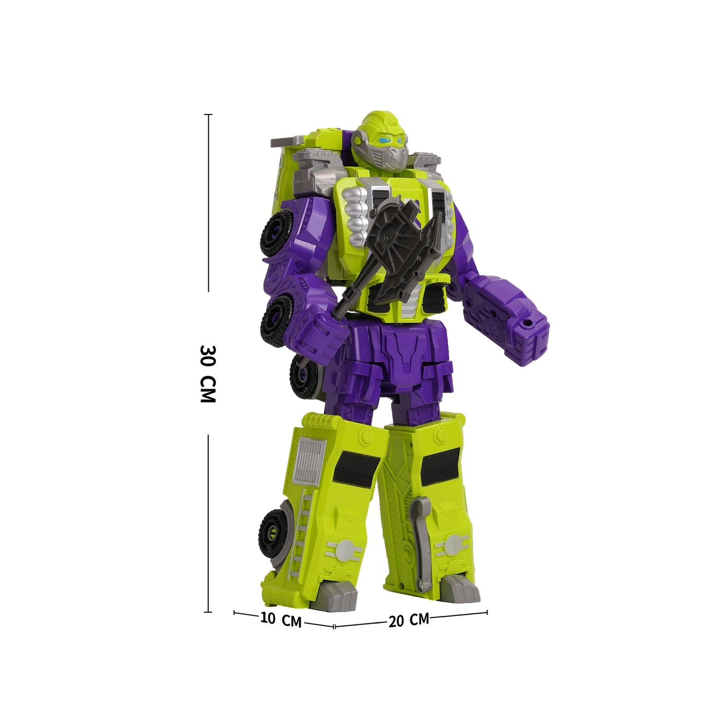 MIEBELY 2Pcs Magnetic Transforming Robot STEM Toy for Kids Ages 3-6