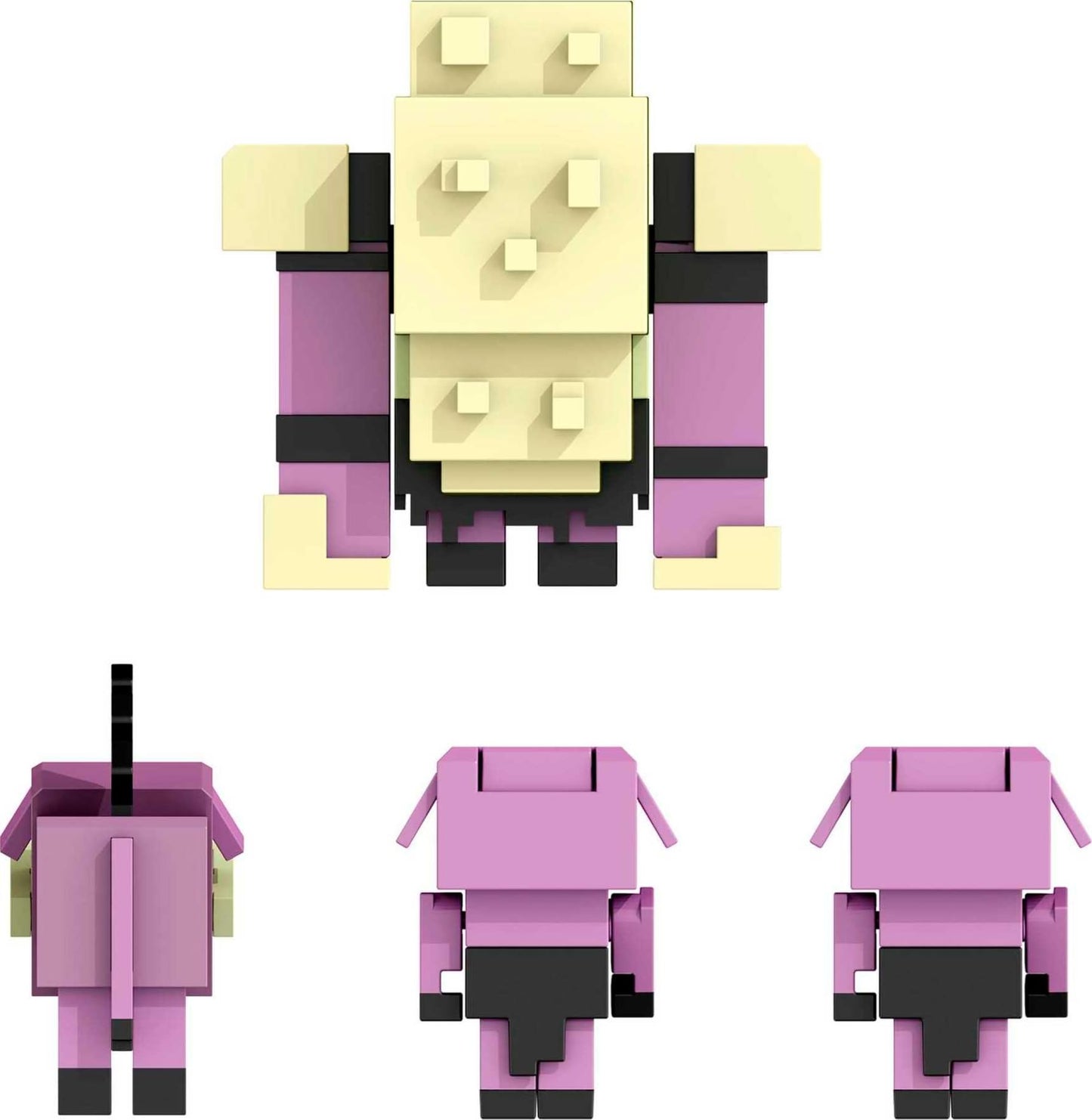 Mattel Minecraft Legends Nether Invasion Pack, Set of 4 Action Figures with Attack Action and Accessories