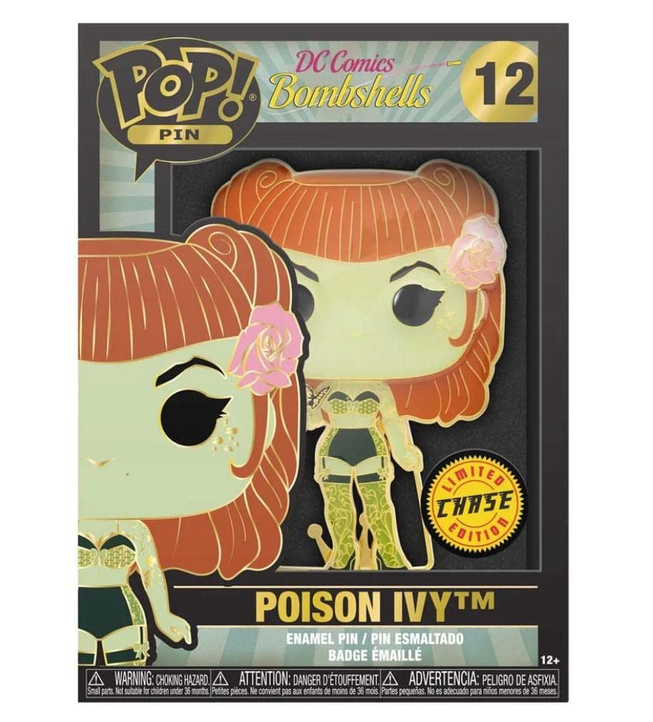Funko DC Comics 3 Inch POP Pin | Poison Ivy Chase