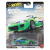 Hot Wheels - Premium - 1995 Mitsubishi Eclipse - JHW68 - HNW46 - Fast & Furious 1/5 - Real Riders - Premium Card - Green - Official Licensed Model
