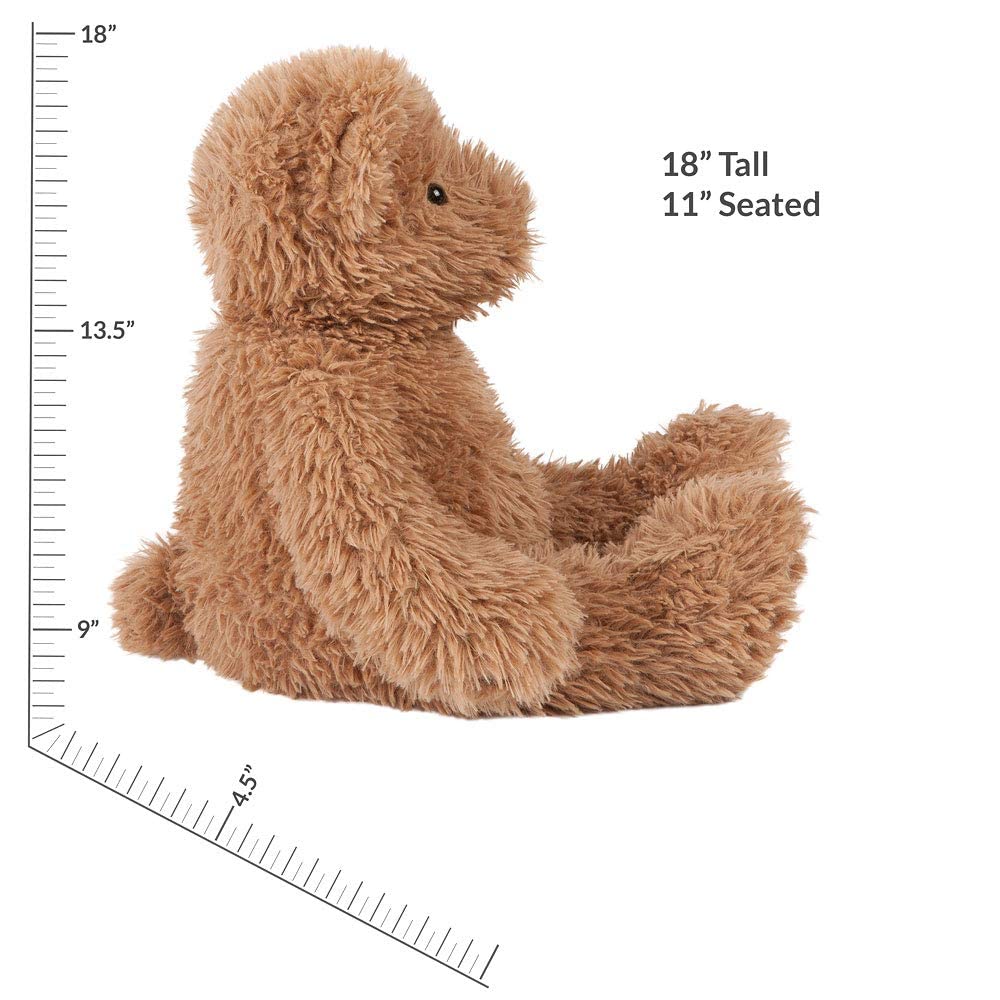 Vermont Teddy Bear Brown Teddy Bear Stuffed Animal | Super Soft Cozy Plush, Romantic Gift, Crafted in the USA | 18 Inch | Super Soft Teddy Bear
