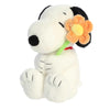 Aurora Peanuts Snoopy Stuffed Animal, 11 Inch Classic Snoopy Plush Holding Flower, Soft Cuddle Companion Character Toy and Nostalgic Snoopy Gifts