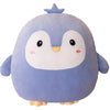 lannery Penguin Plush Pillow, Kawaii Penguin Stuffed Animal Toy Soft Plushies Pillow Toys Gifts for Room Decor Birthday Valentine Day, 8 inch