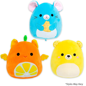 Squishmallows Mystery Plushie Set - 3 Pc Bundle with 8" Plush Animals Variety Pack | Squishmallows Plush Set for Girls, Boys (Styles Will Vary)