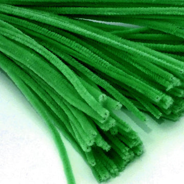 The Crafts Outlet Chenille Stems, Pipe Cleaner, 12-inch (30-cm), 1000-pc, Lime Green