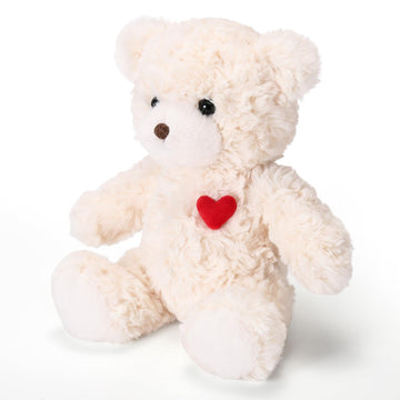 ABEARCAR Red Heart Teddy Bear Stuffed Animals,Soft Cute Teddy Bear Plushies Toy - Valentine's Day, Christmas for Kids Girlfriend