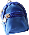Labriciyon 1Pc Blue Mini Doll Backpack School Bag Model Dollhouse School Accessory for 1/6 Scale Dollhouse Dollhouse Décor,Simulation Mini School Bag