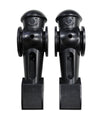 Tornado Foosball Counterbalanced Black Foosball Men