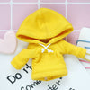 XiDonDon Doll Clothes Sports Hoodie for Ob11, GSC, YMY, BODY9, Molly, 1/12 BJD Doll Toys Accessories (Yellow)