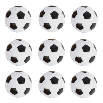 zeyce Pack of 9 Foosball Balls Mini Soccer Balls - Small Soccer Ball Replacements for Foosball Table Fun Home Recreation