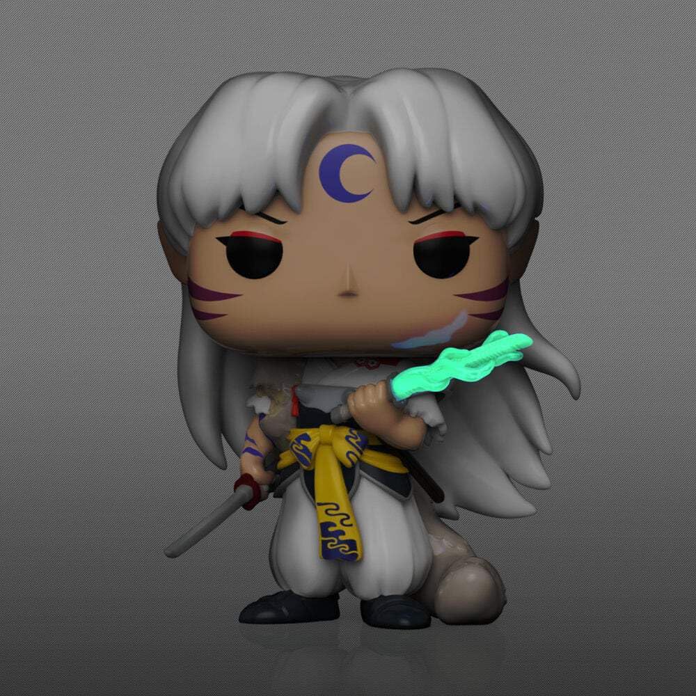 Funko Pop Animation Inuyasha Glow in The Dark Sesshomaru SDCC 2023 Summer Convention Exclusive