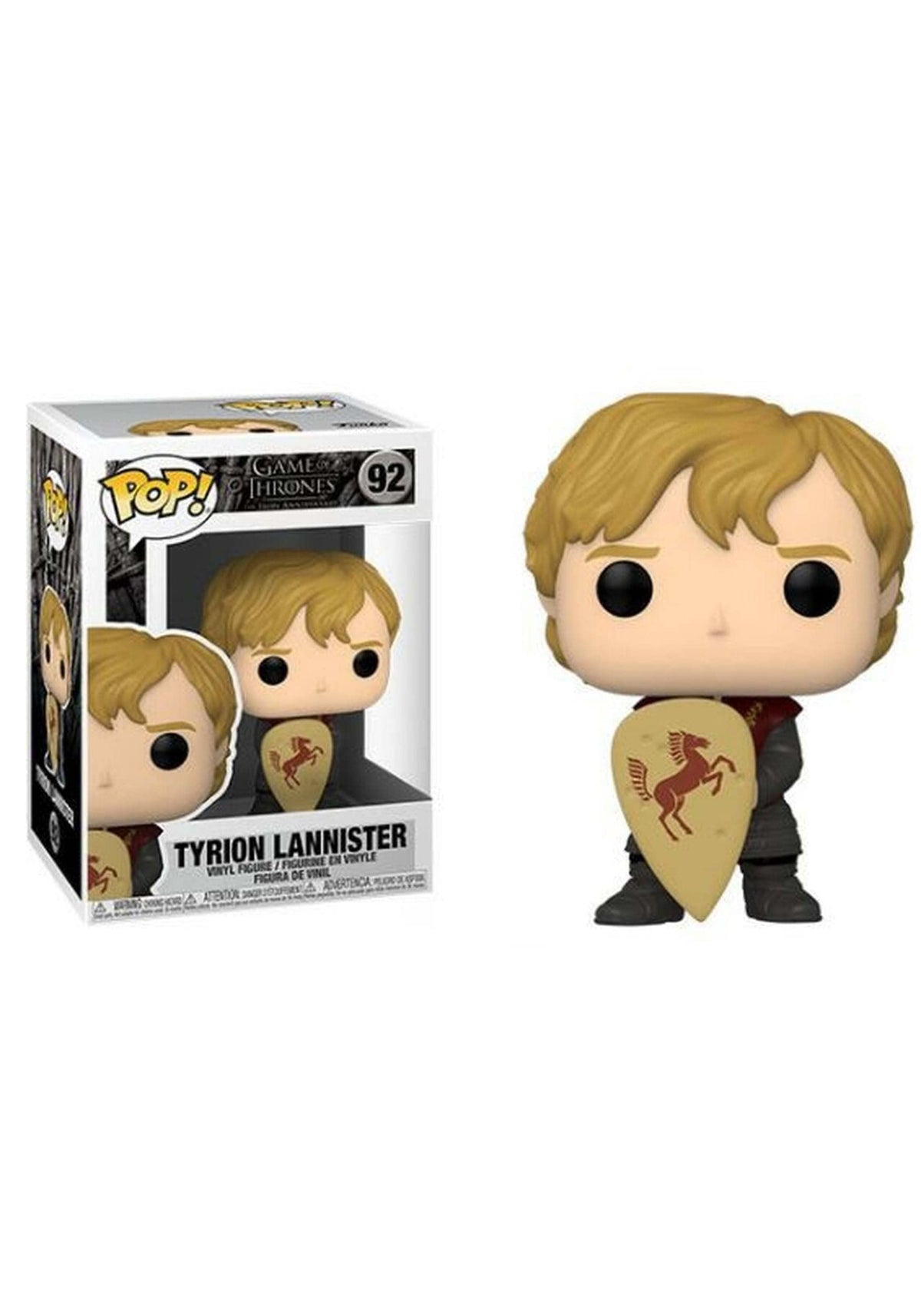 Funko POP TV: Game of Thrones - Tyrion with Shield, Multicolor