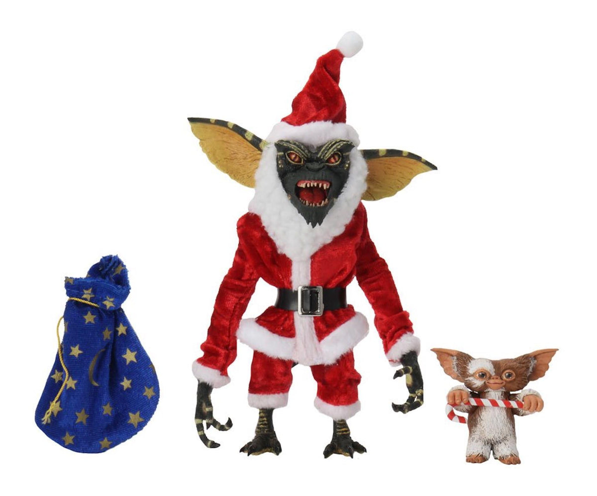 NECA Gremlins 7” Scale Santa Stripe & Gizmo Action Figures