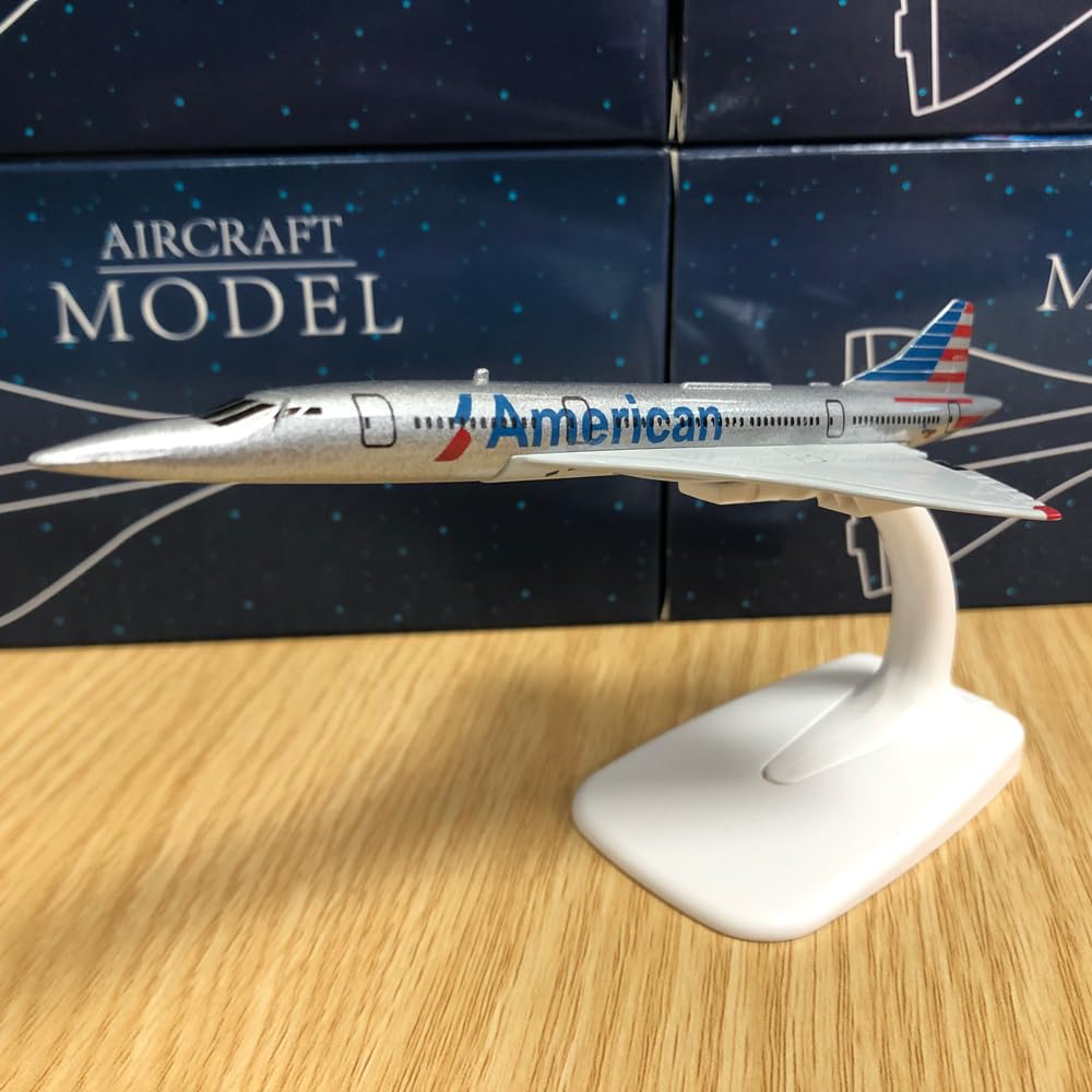 1:400 Concorde Supersonic Air American Aircraft Metal Alloy Diecast Model (Concorde Air American)