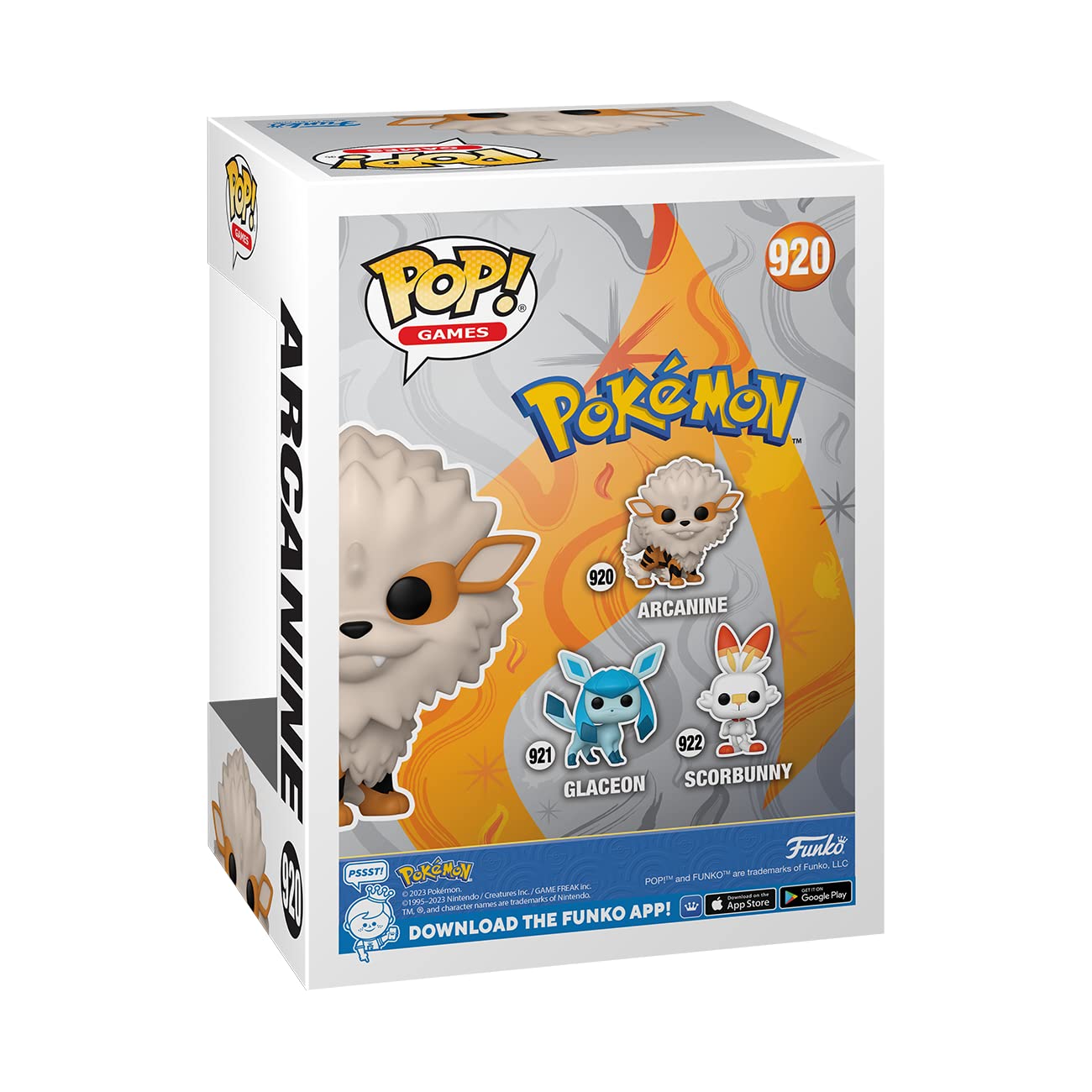 Funko Pop Games: Pokemon - Arcanine - Collectable Vinyl Figure - Gift Idea - Official Merchandise - Toys for Kids & Adults - Video Games Fans - Model