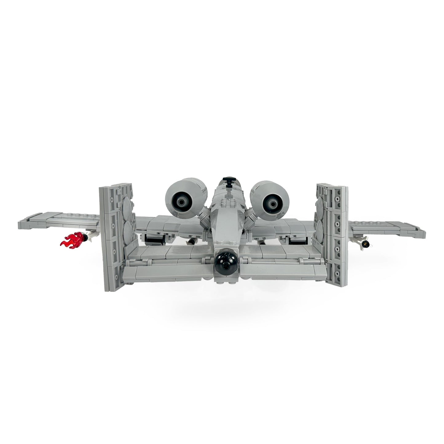 General Jim's A-10 Thunderbolt II Warthog Fighter Jet Building Blocks Set 931 Pieces Cold War Attack Aircraft Model Plane with Opening Cockpit
